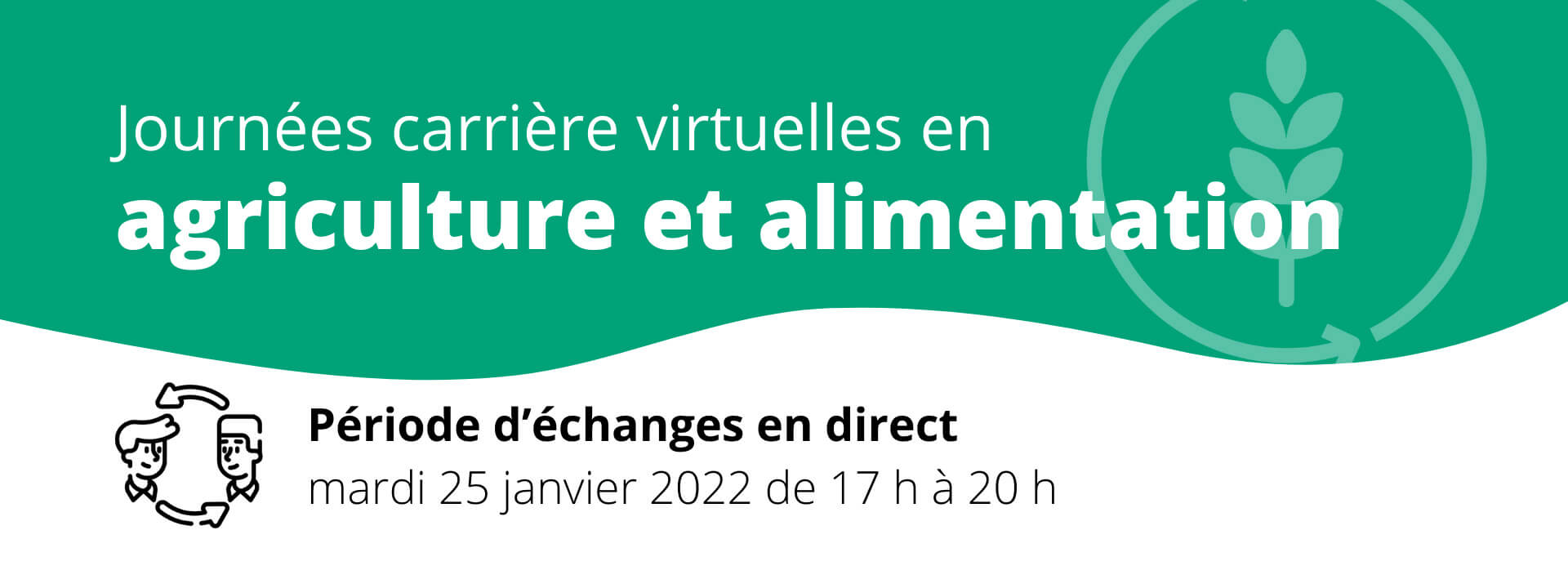 Journées carrière virtuelles en sciences de l'agriculture et de l'alimentation