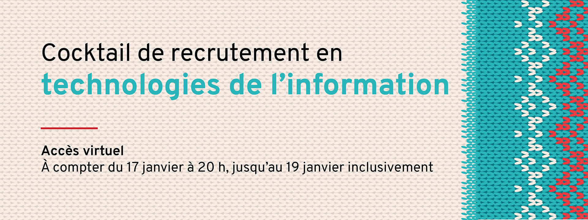 Cocktail de recrutement en TI