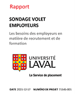 Les besoins des employeurs en matière de recrutement et de formation